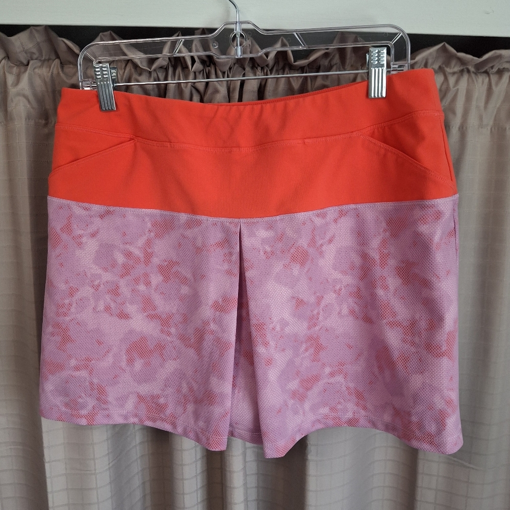 Adidas Golf Tennis Pickleball Activewear Pink Purple Skort Size Medium